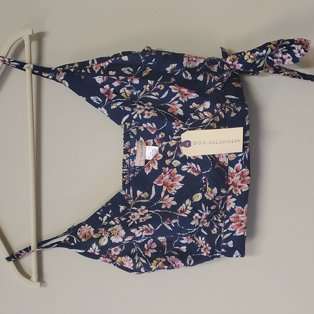 floral crop top
